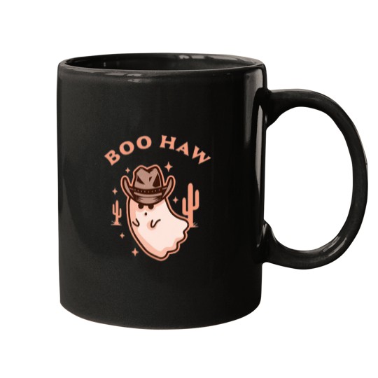 Discover Boohaw funny cowboy halloween  2 Mugs