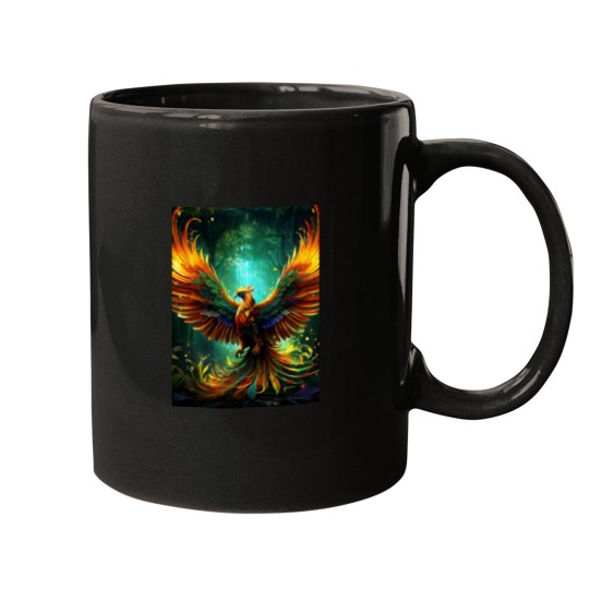 Discover legendary phoenix Graphic T-Shirt Mugs