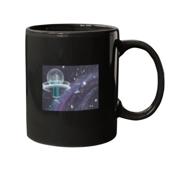 Discover Nebula City Mugs