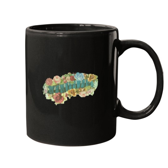 Discover Wonderland floral Mugs