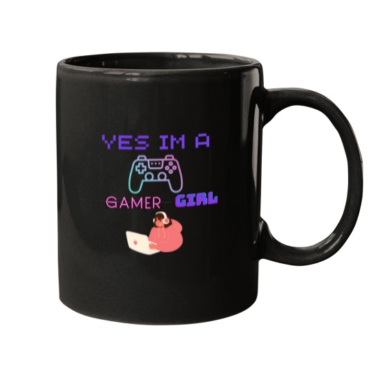 Discover yes im a gamer girl Mugs