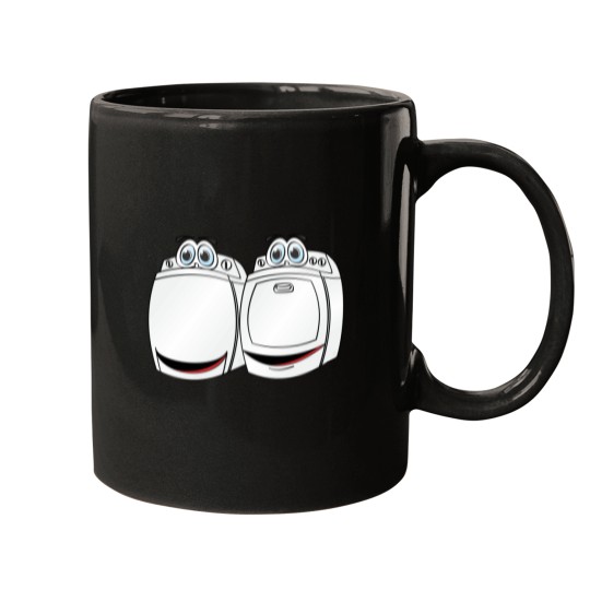 Discover washer dryer cartoon Mugs
