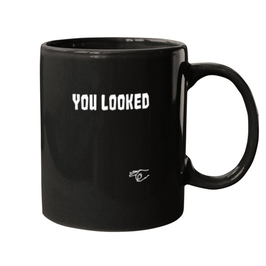 Discover You Looked Circle Game Funny Finger Joke Made Yo Mugs