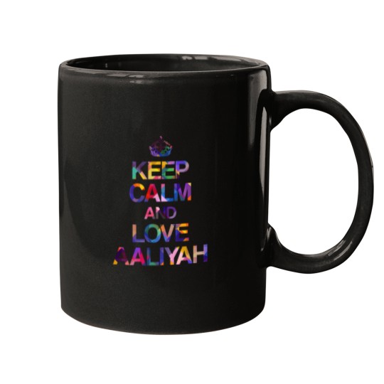Discover Keep Calm And Love Aaliyah Mugs