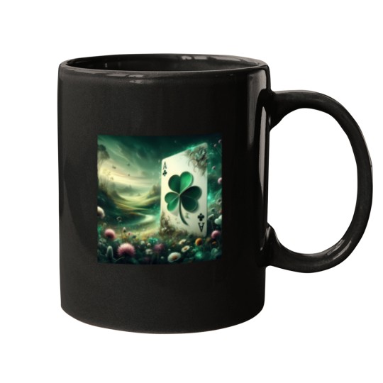 Discover happy st patricks day playing card ace Mugs