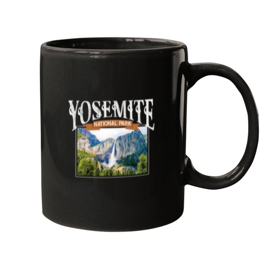 Discover Yosemite National Park Yosemite Falls California Mugs