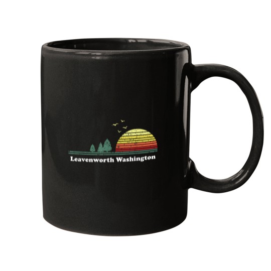 Discover Vintage Leavenworth Washington Sunset Souvenir P Mugs