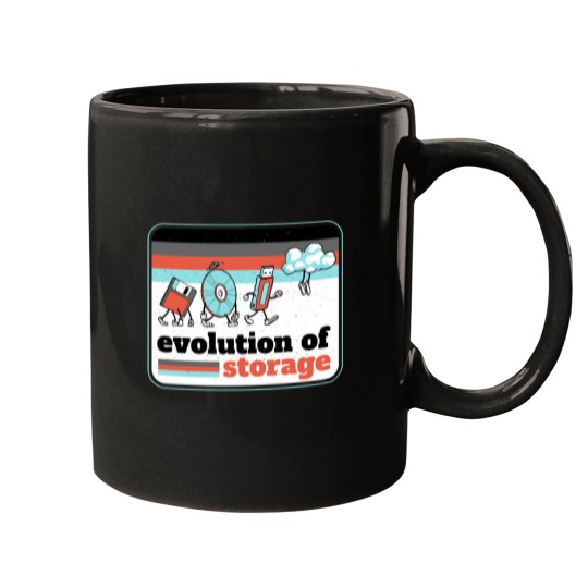 Discover Evolution Of Storage Vintage Floppy Disc Mugs