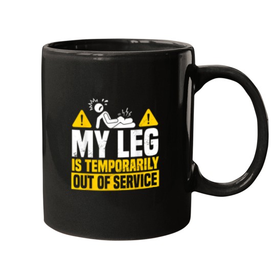 Discover Broken Leg Temporary Injury Mug