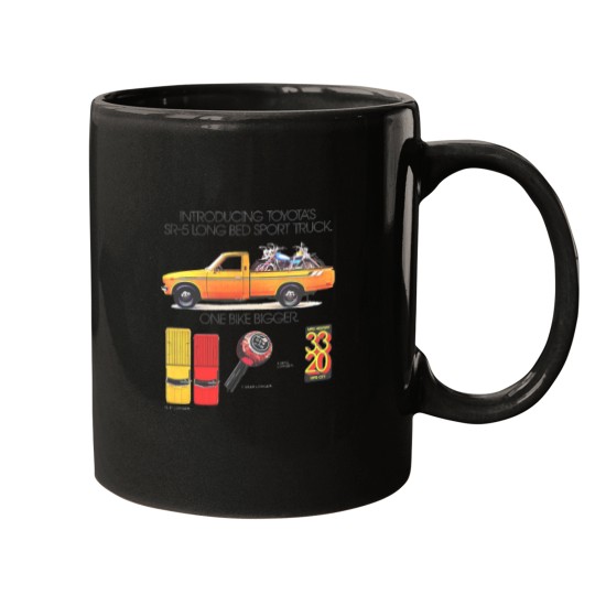 Discover Vintage Toyota Trucks ad graphic Mugs