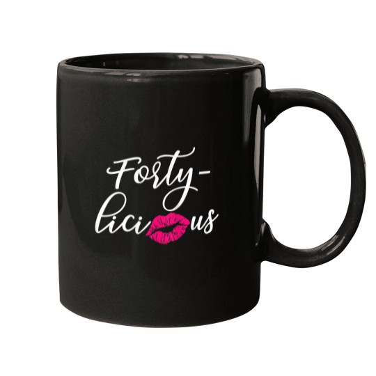Discover Womens Fortylicious Forty Cute 40th Birthday For Mugs