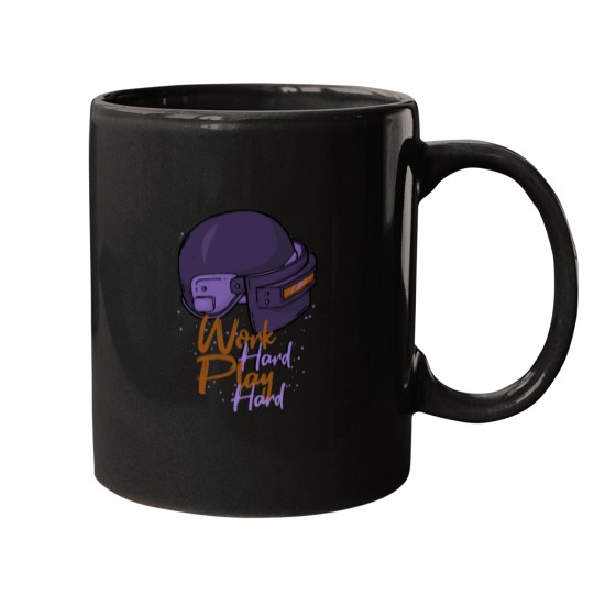 Discover Work hard play Mugs