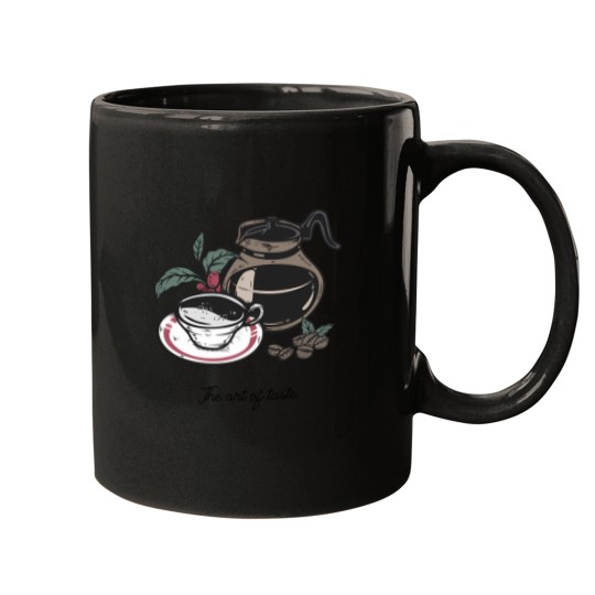Discover The Art Of Taste - Coffee Lovers Motif 6890 Mugs