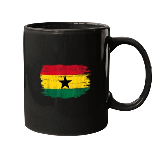 Discover Vintage Ghana Flag For Ghanaian Gift Mugs