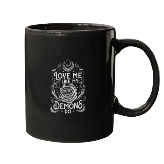 Discover Womens Love Me Like My Demons Do I Creepy Cute G Mugs