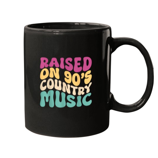 Discover Raised On 90s Country Music Concert Men Women Gr Mugs