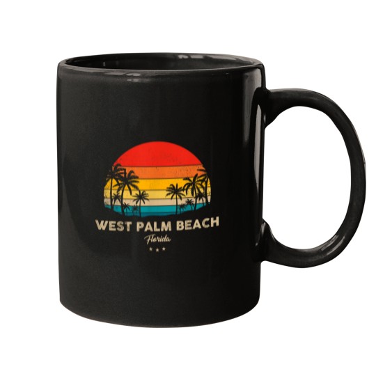 Discover Vintage West Palm Beach Souvenir Florida Mugs