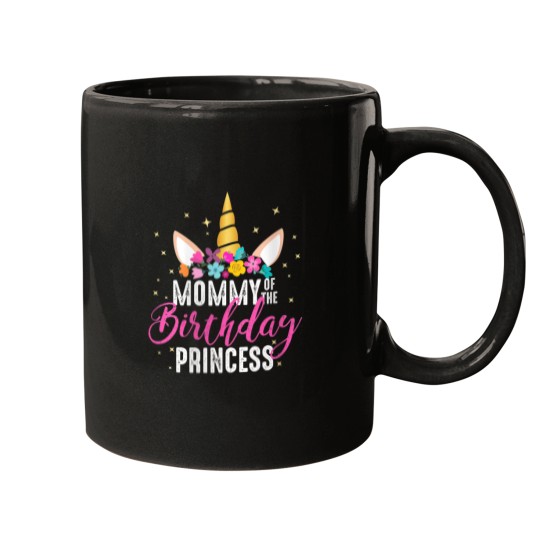 Discover Womens Mommy Of The Birthday Princess Mother Gir Mugs