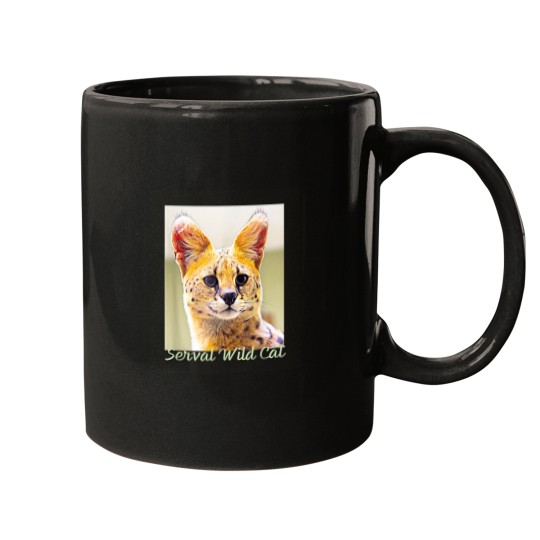 Discover Serval African Wild Cat Mugs