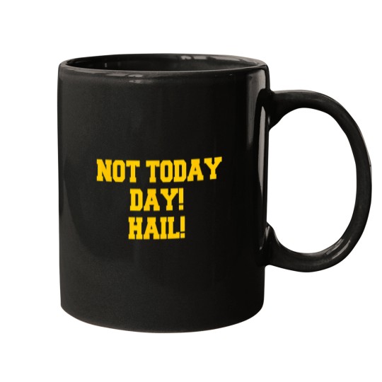 Discover State of Michigan Hail Not Today Day U M Ann Arb Mugs