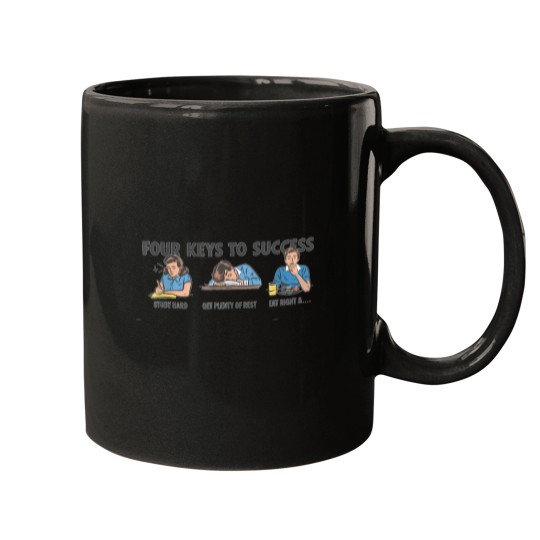 Discover Four-Keys-To-Success-T-Shirt Mugs