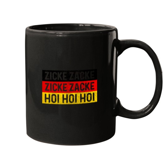 Discover Zicke Zacke Hoi Oktoberfest German Flag Party Fu Mugs