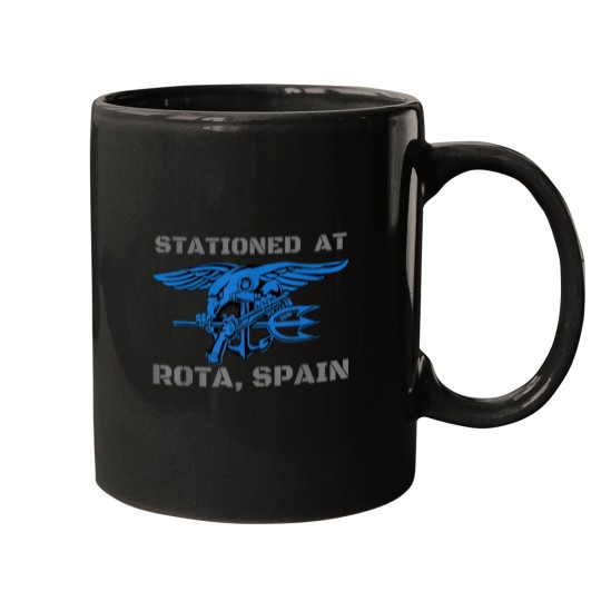 Discover STATIONED AT ROTA SPAIN Mugs