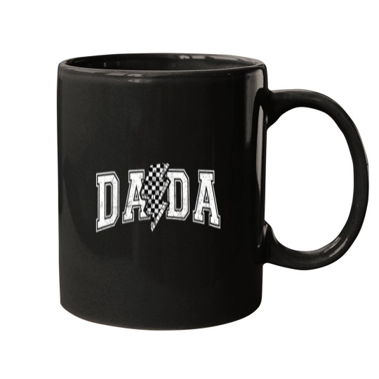 Discover Dada Lightning Bolt Checkered Fathers Day Dad Gr Mugs