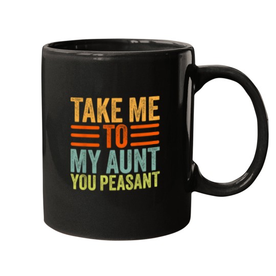 Discover Funny Aunt Life Baby Shower Take Me to My Aunt Y Mugs