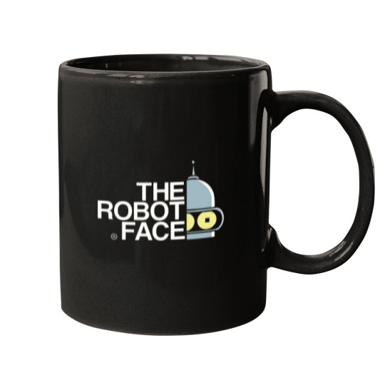 Discover the robot face Mugs