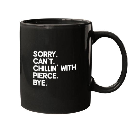 Discover PIERCE First Name Funny Personalized Named Frien Mugs