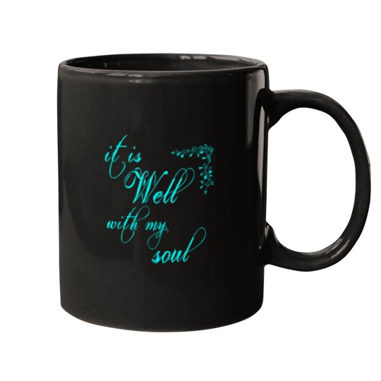 Discover Womens Christian it is Well with my Soul.png Mugs