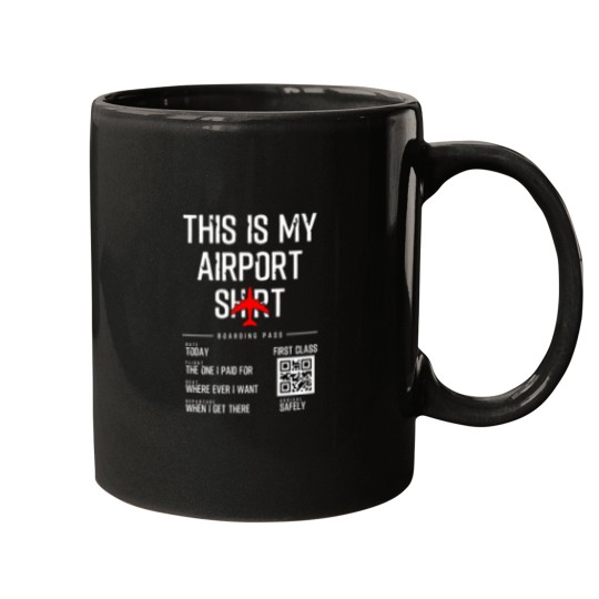 Discover This is my Airport Funny Family Travel Long Slee Mugs