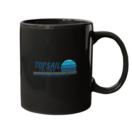 Discover Topsail Island NC Summertime Vacationing 80s Mugs