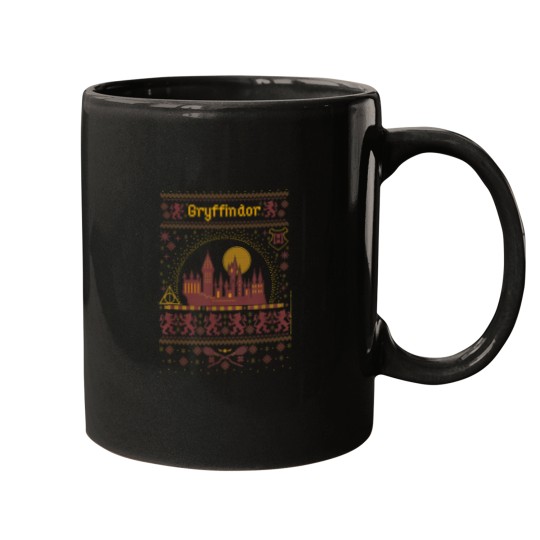 Discover à motif de pull de noël laid gryffondor Mugs