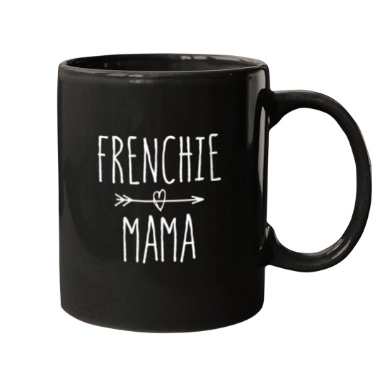 Discover Womens Frenchie Mama Cute French Bulldog Mom Gif Mugs