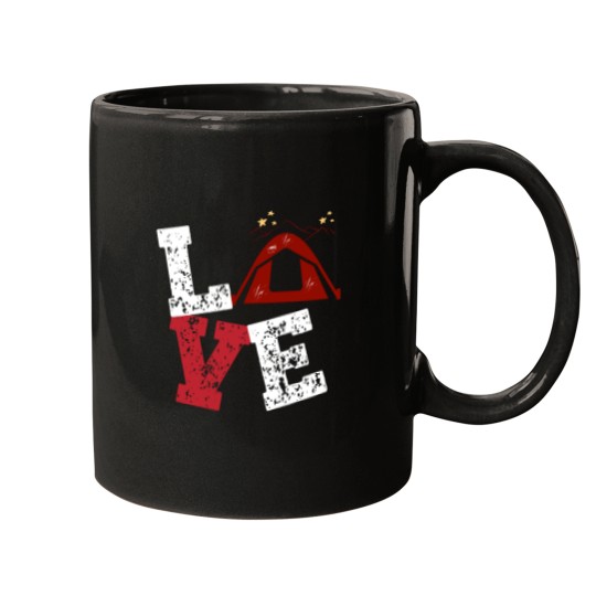 Discover i love camping apparel for camping lovers Mugs