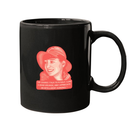 Discover Dorothy Parker Portrait And Quote Mugs