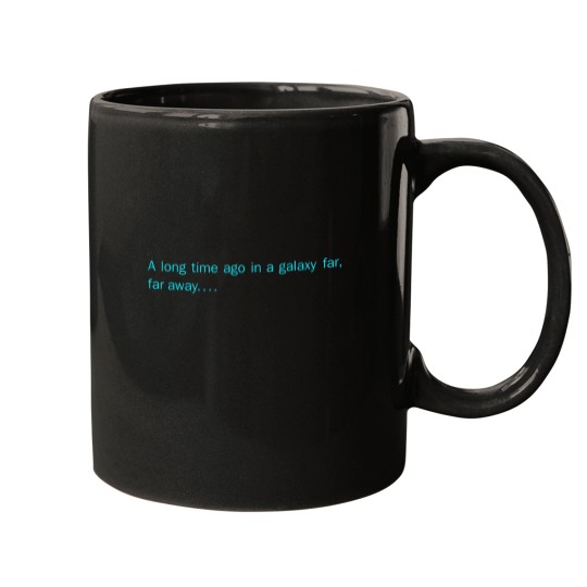Discover a long time ago in a galaxy far,far away... Mugs