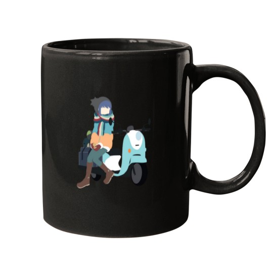 Discover Yuru Camp△ - Shima Rin and Scooter Mugs