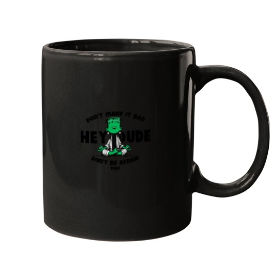 Discover Dude Meditation Frankestein Mugs