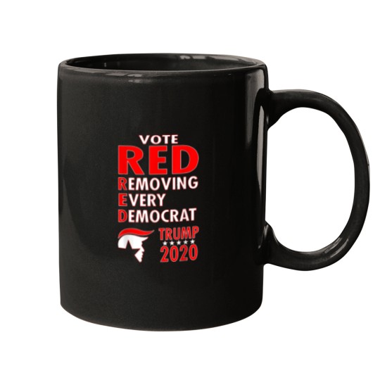 Discover Best Boys Girls Vote Red Remove Every Democrat Trump 2020 Republican Gift Music Awesome Mugs