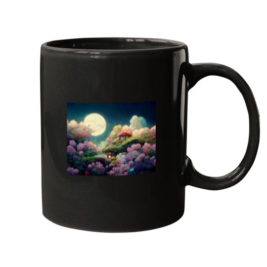 Discover Fantasy Landscape v14 by RudeKittenDesigns Mugs