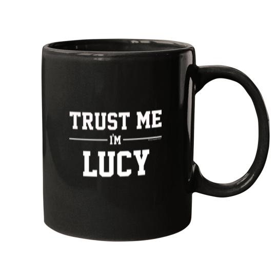 Discover Trust Me Im LUCY. Cool Gift Idea For Friends Mugs