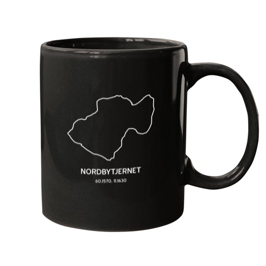 Discover Nordbytjernet Jessheim Ullensaker Norway Map Coordinates 3384 Mugs