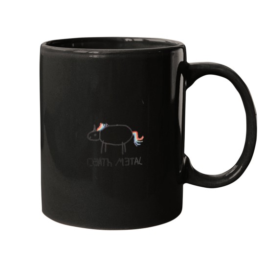 Discover Death-Metal-Unicorn-(1)T-Shirt Mugs