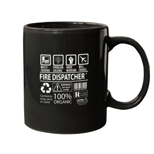 Discover fires Dispatcher T  - MultiTasking Certified Job Gift Item Tee Mugs