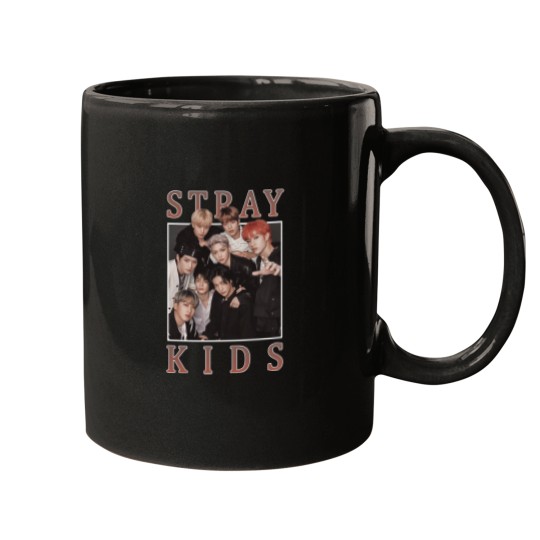 Discover STRAY KIDS Vintage Retro Band Style 90s Mugs