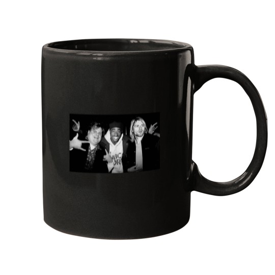 Discover Chris Farley Kurt Cobain Tupac Unisex Mugs