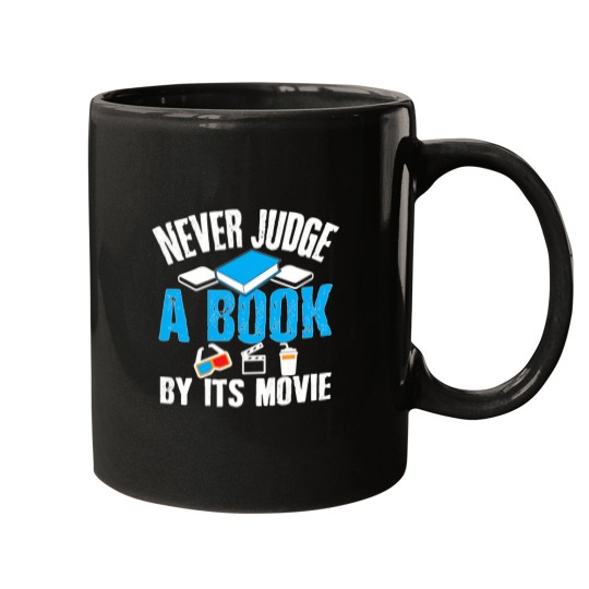 Discover Never-Judge-A-Book-By-Its-Movie-(5) T-Shirt Mugs